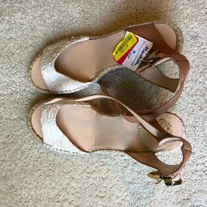 Vince Camuto wedges, never worn! NWT!